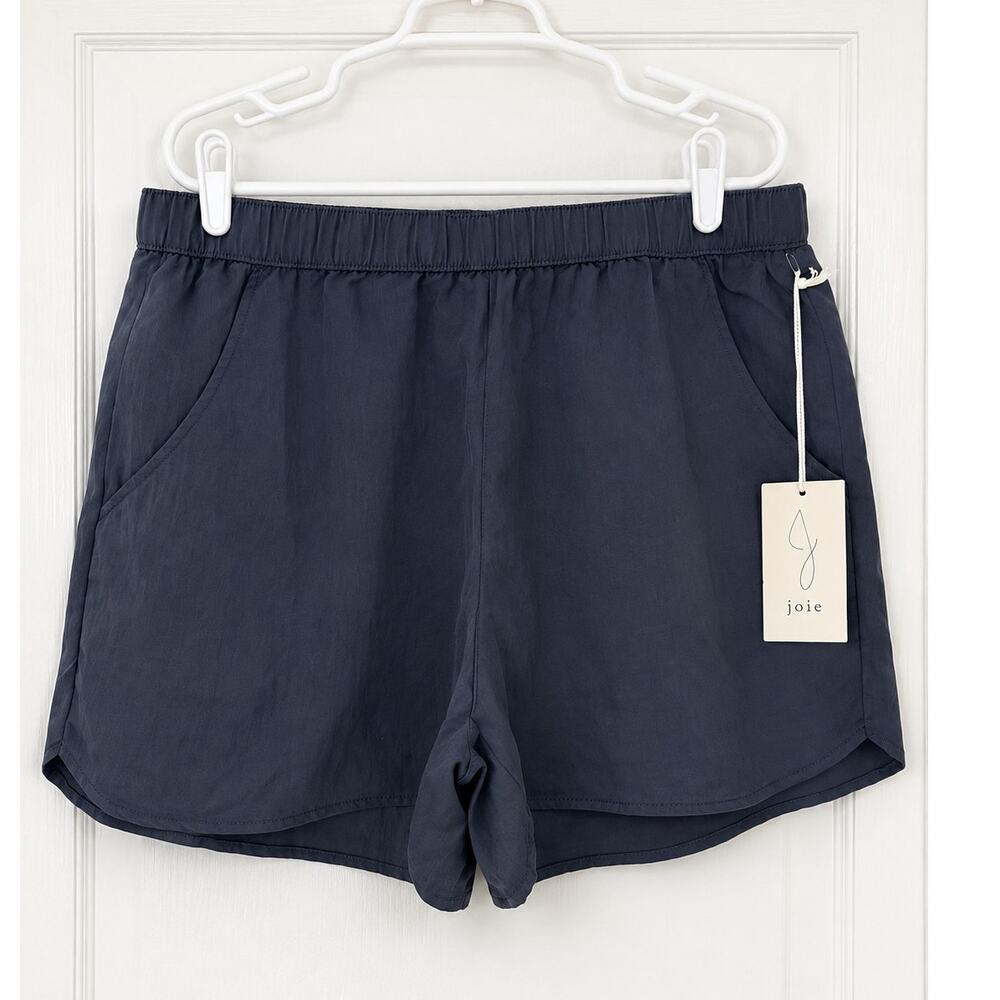 Joie Women’s XL Navy Blue Pull-On Shorts Elastic Waist NWT